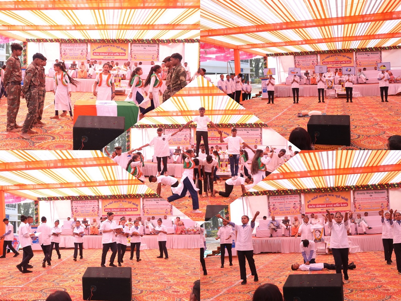 School Rehearsal for Republic Day 2024